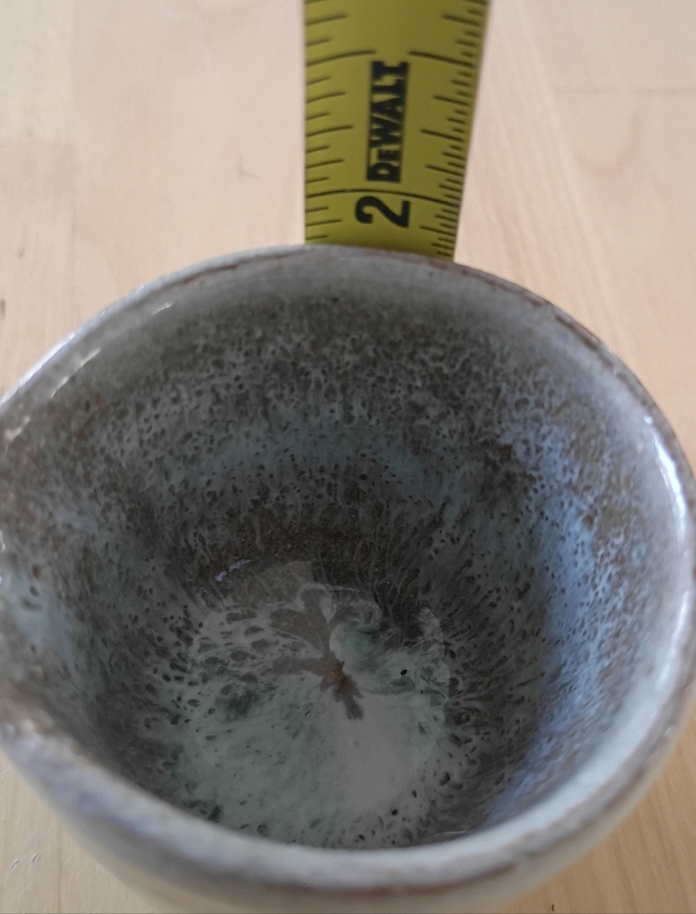 Tiny Handmade Ceramic Pitcher - Picture 4 of 5
